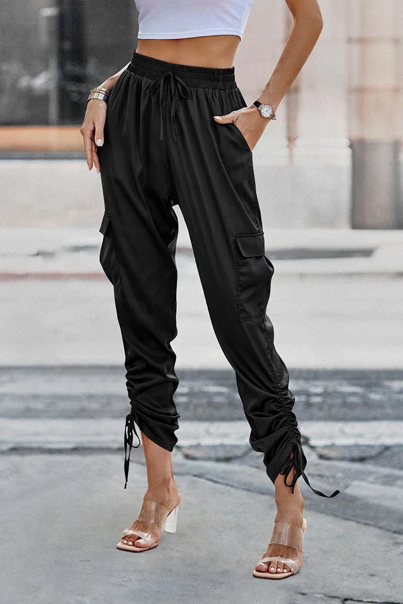 Satin Adventure Cargo Pants